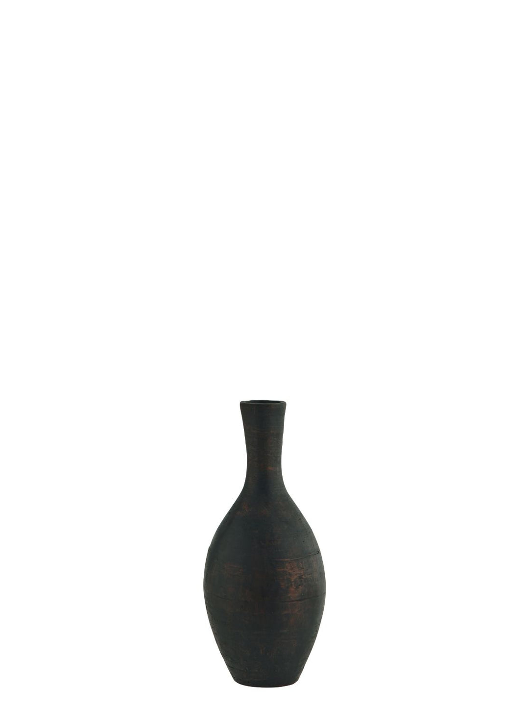 Madam Stoltz vase mørk terracotta